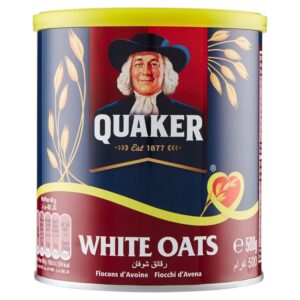 Quaker White Oats – Flocons d’Avoine 500g